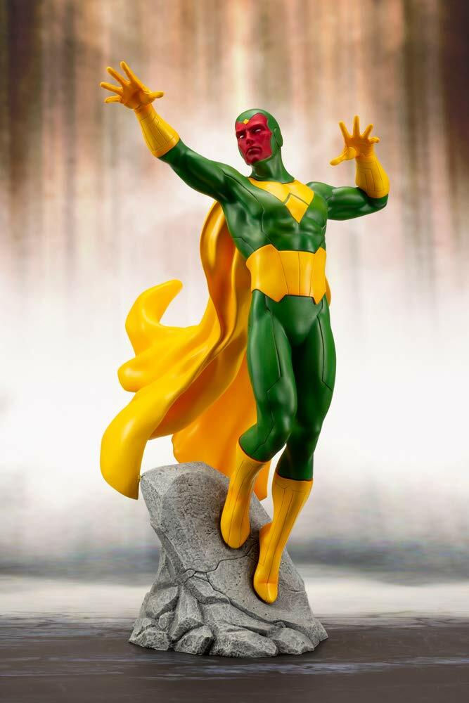 Kotobukiya Marvel Universe: Avengers Series: Vision Artfx+ Statue, Multicolor