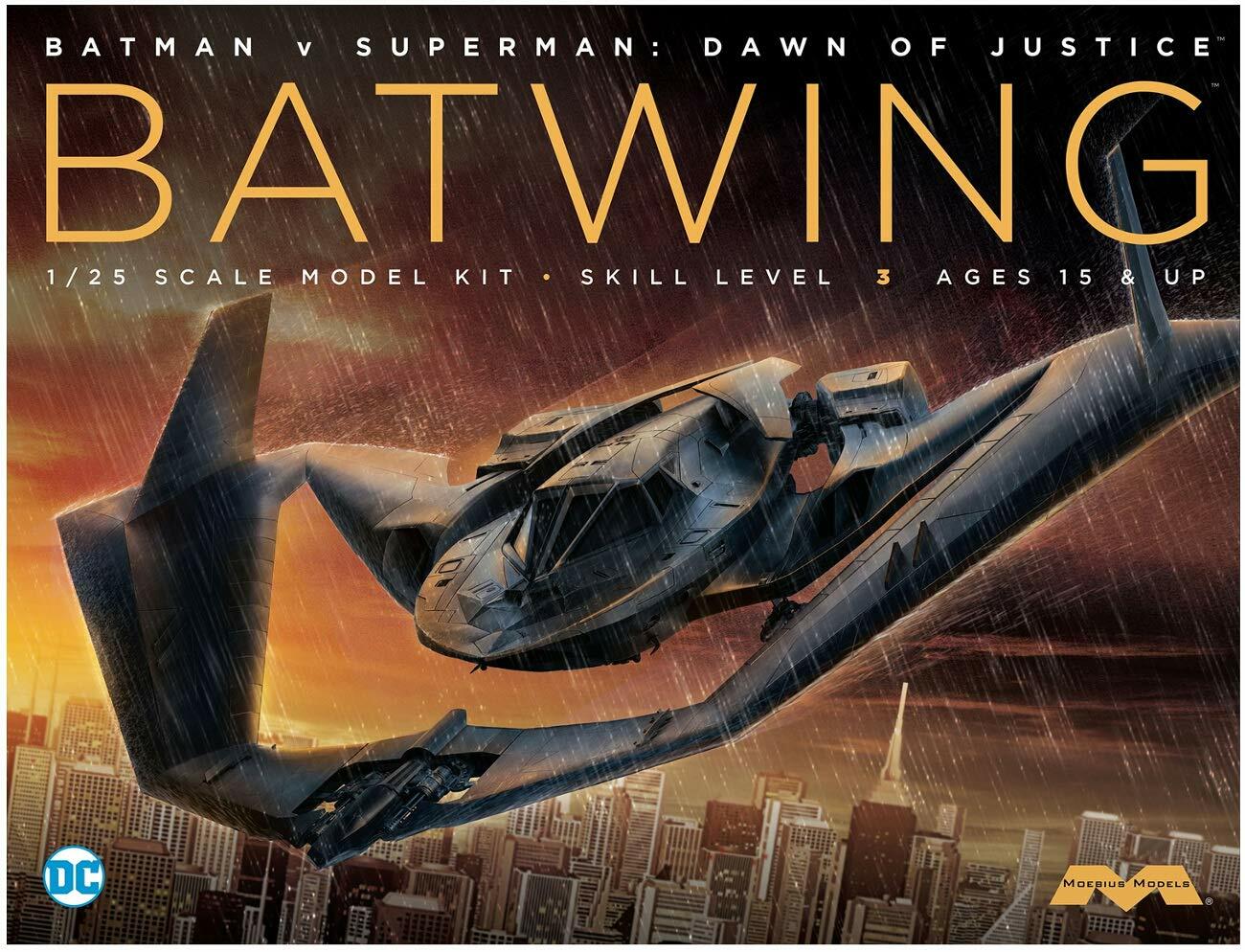 Batman v Superman: Dawn of Justice Batwing Batplane 1:25 Scale Model Kit