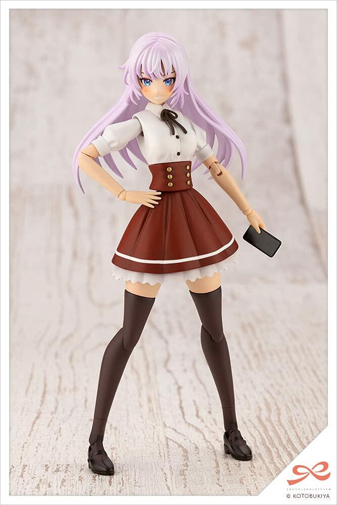 Kotobukiya Sousai Shojo Teien: Ritsuka Saeki (St. Iris Gakuen Girls' High School Summer Clothes Dreaming Style Noble Rose Version) Plastic Model Kit, Multicolor (JK008)