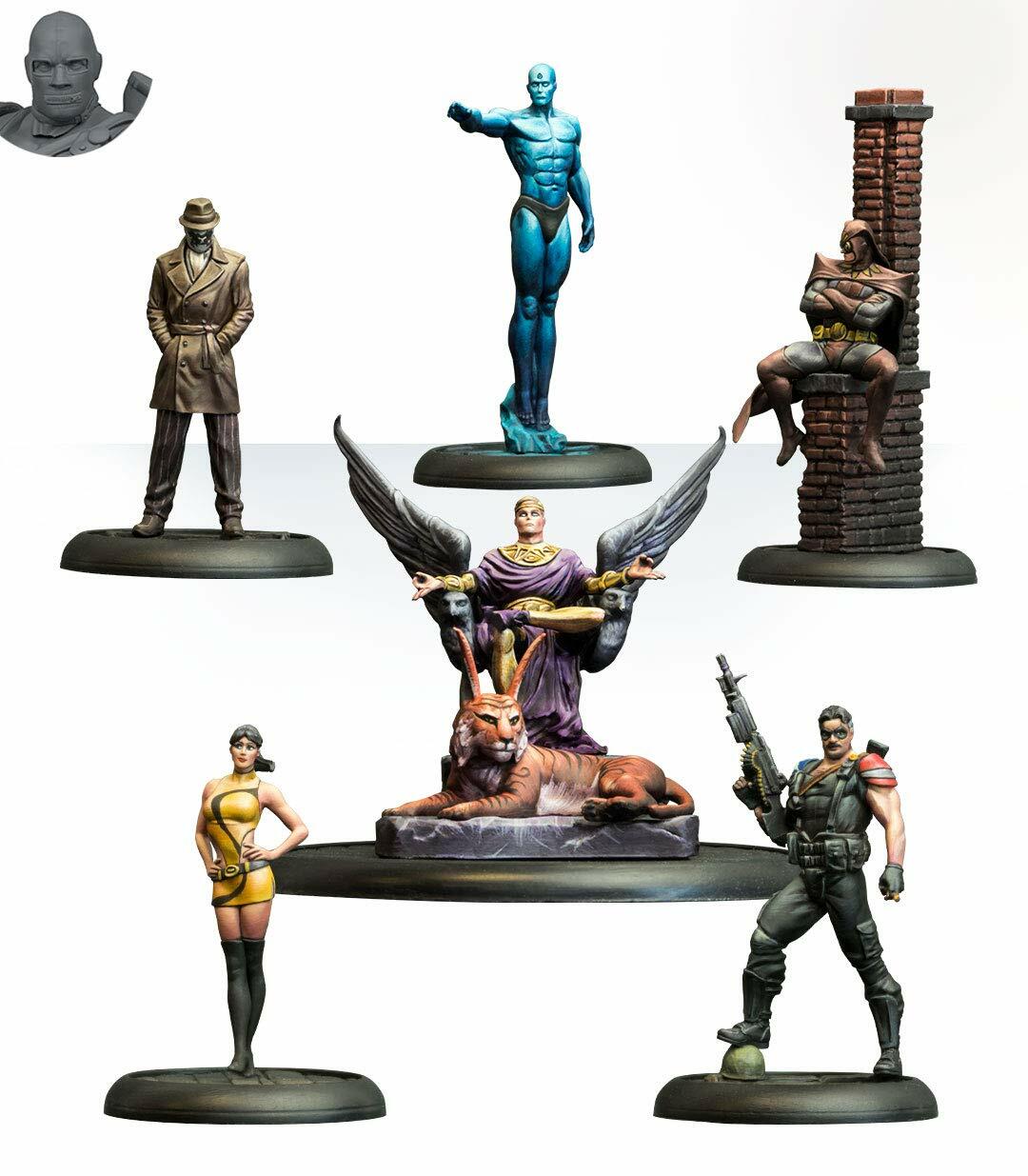 BATMAN Miniature Game: Watchmen – 35MM Scale - Unpainted – Ages 14+