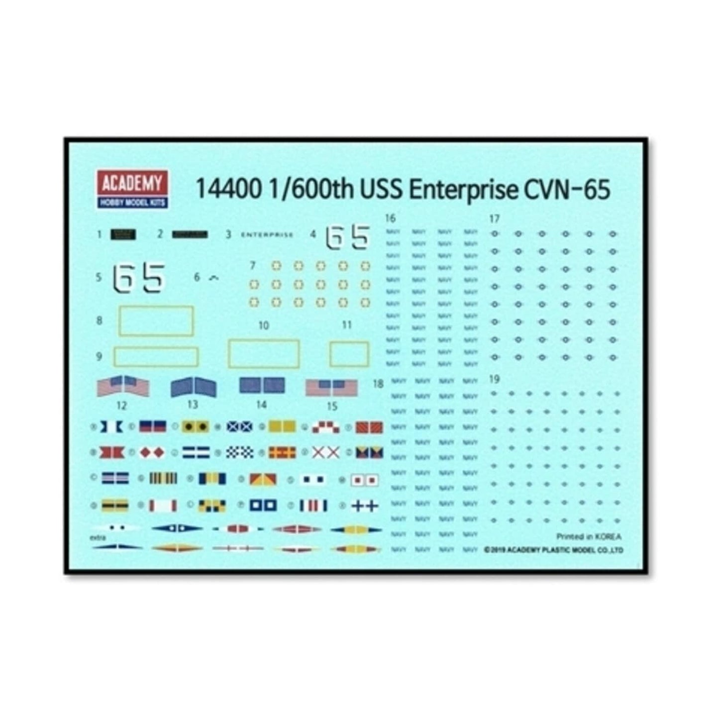 1/600 USS Enterprise CVN-65