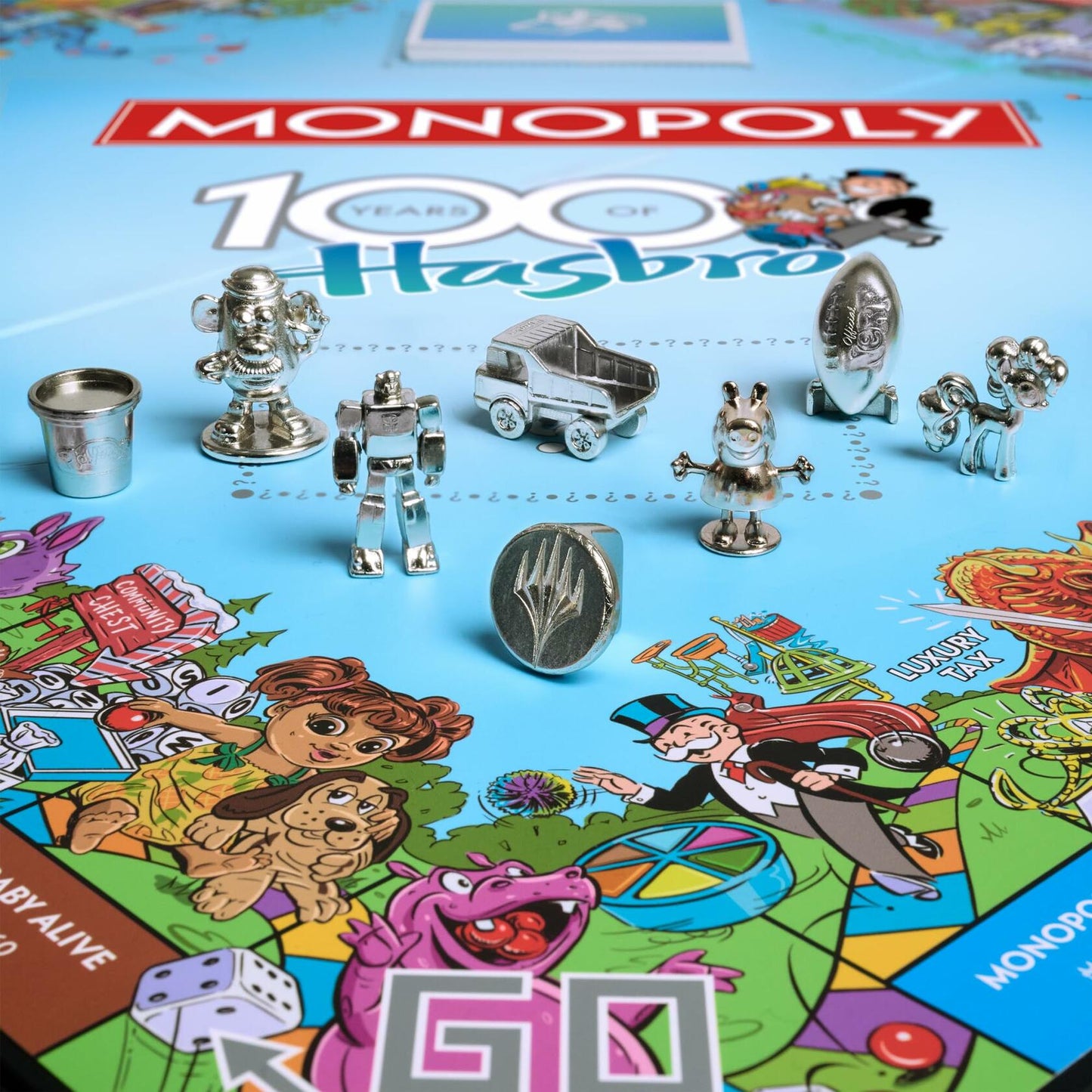 WS Game Company Monopoly Hasbro 100th Anniversary Edition Board Game in Collectible Tin