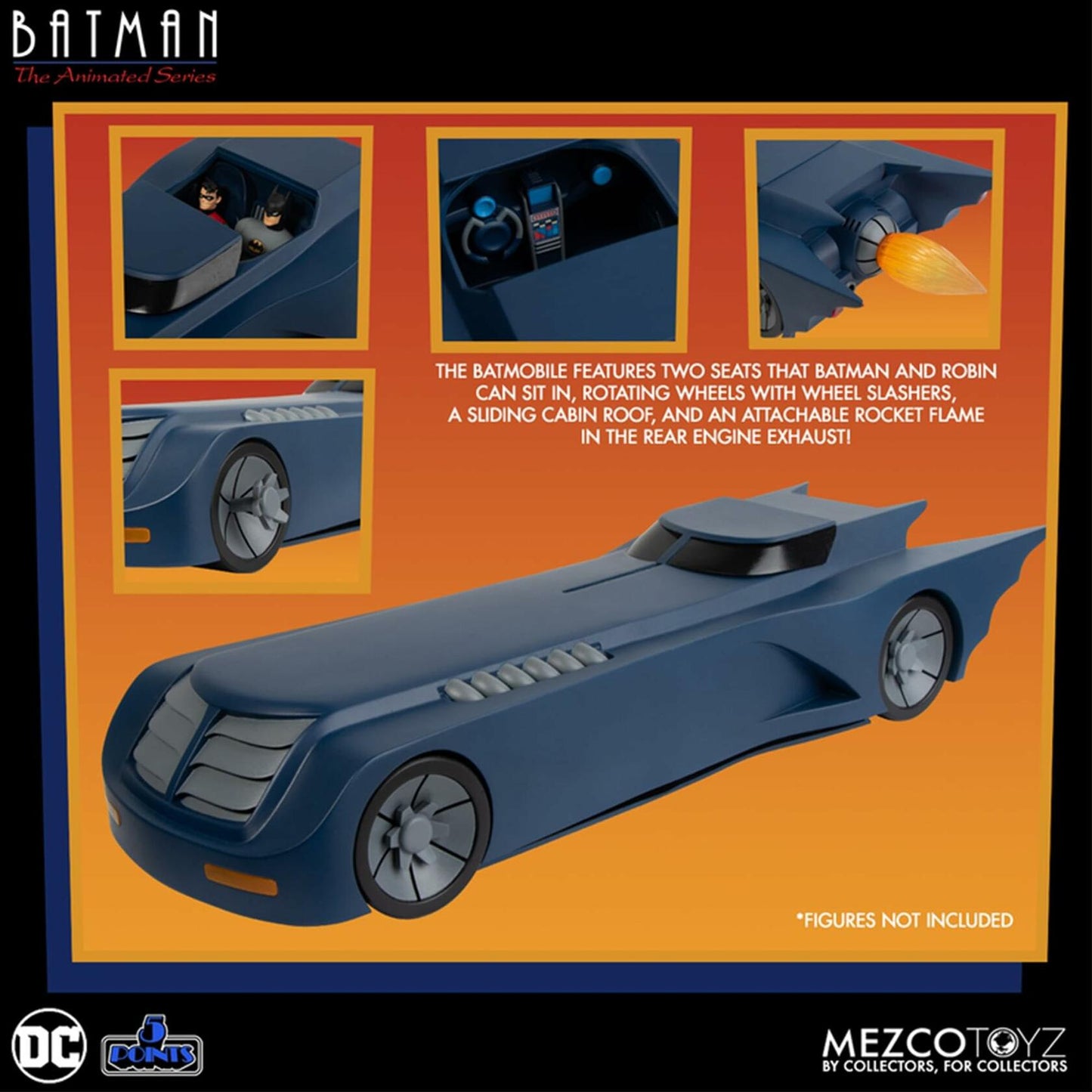 DC 5 Points Batmobile Vehicle (Batman: The Animated Series)