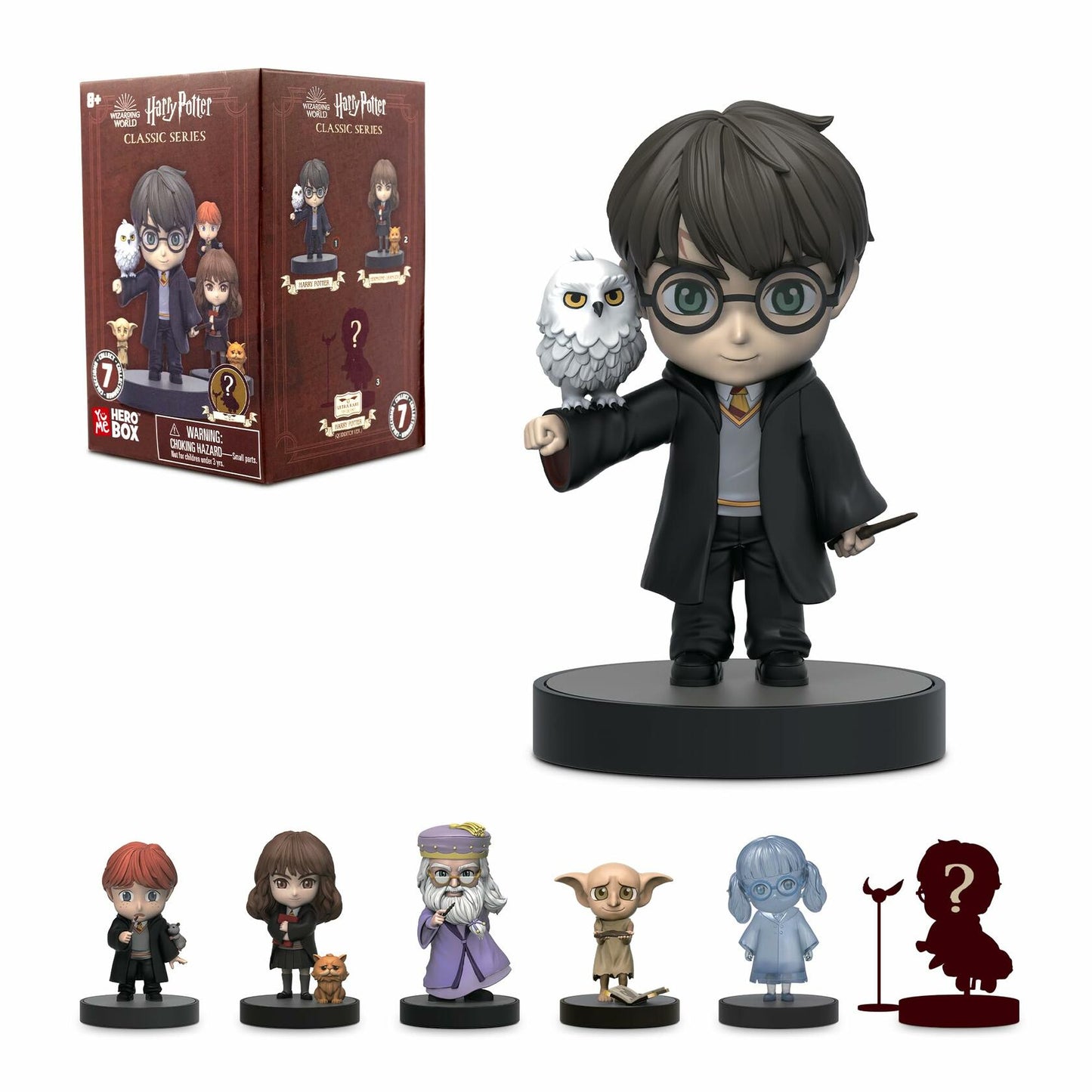 YuMe Harry Potter Blind Box (1 Pack) - 3" Classic Series Inspired Figurines, Collectible Figures Blind Box