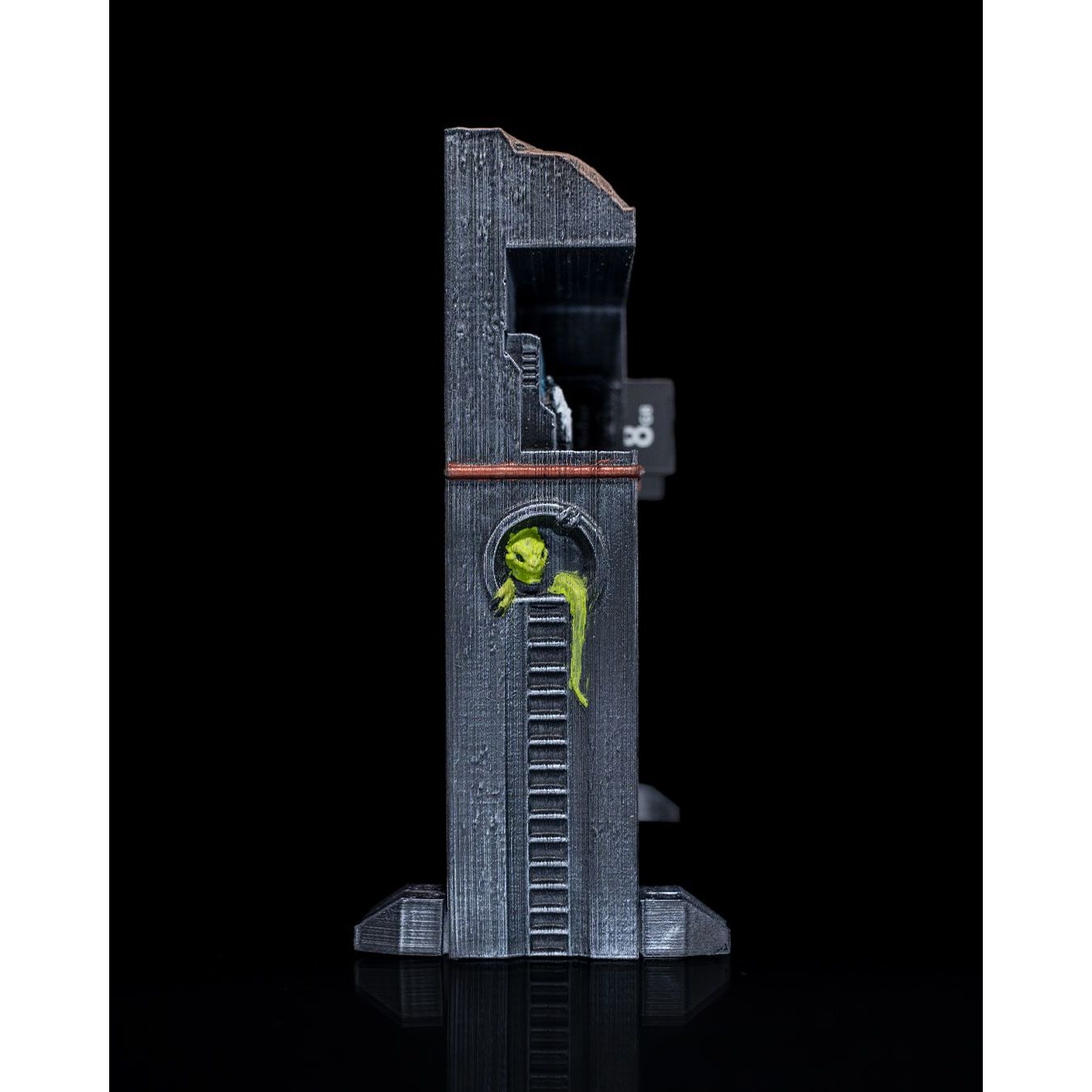 Area 51 UFO Base 3D Printed Sci-Fi Storage Display Diorama PLA Decor Model