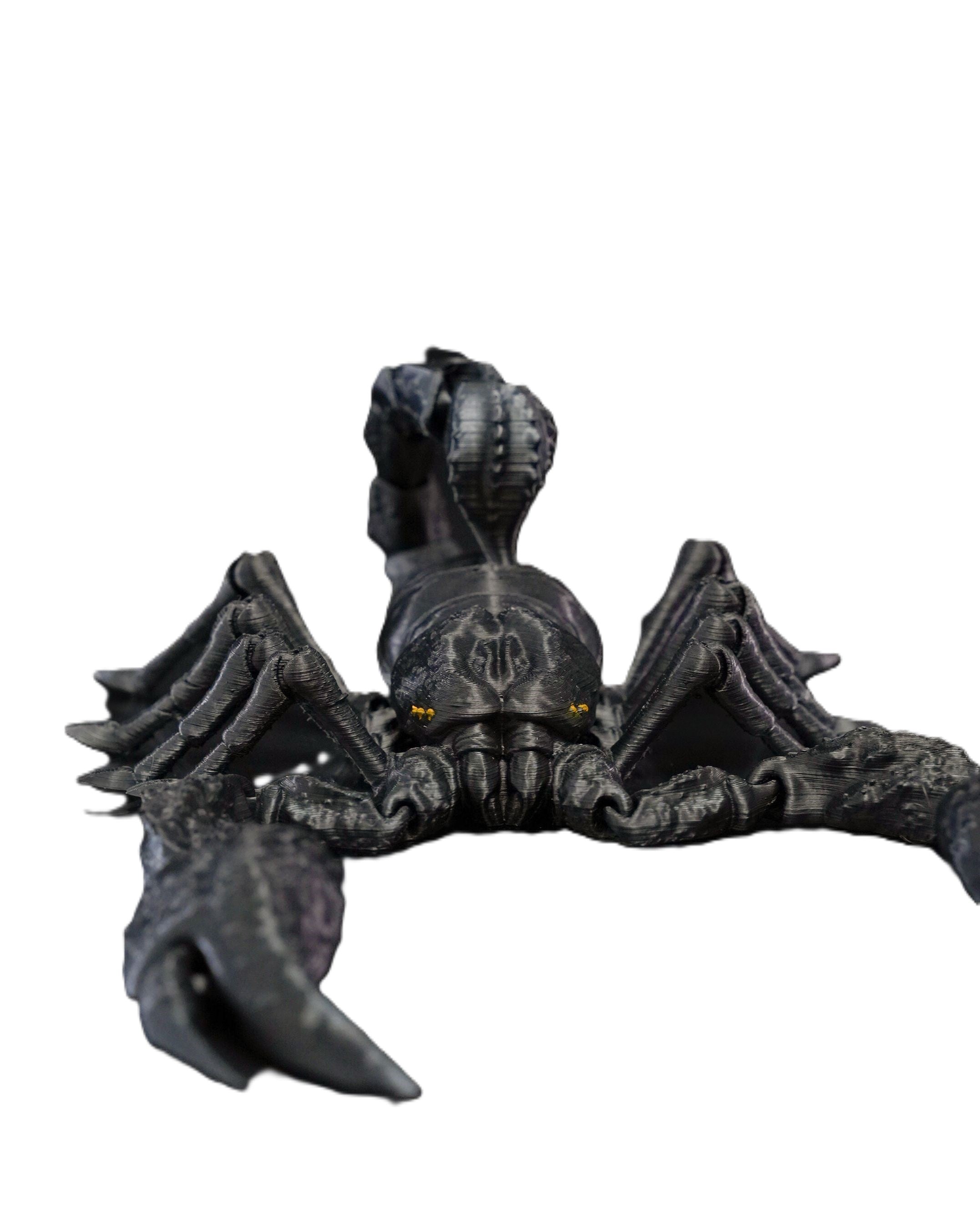 Articulated Emperor Scorpion 3D Printed Flexi Collectible Desk Toy Figure