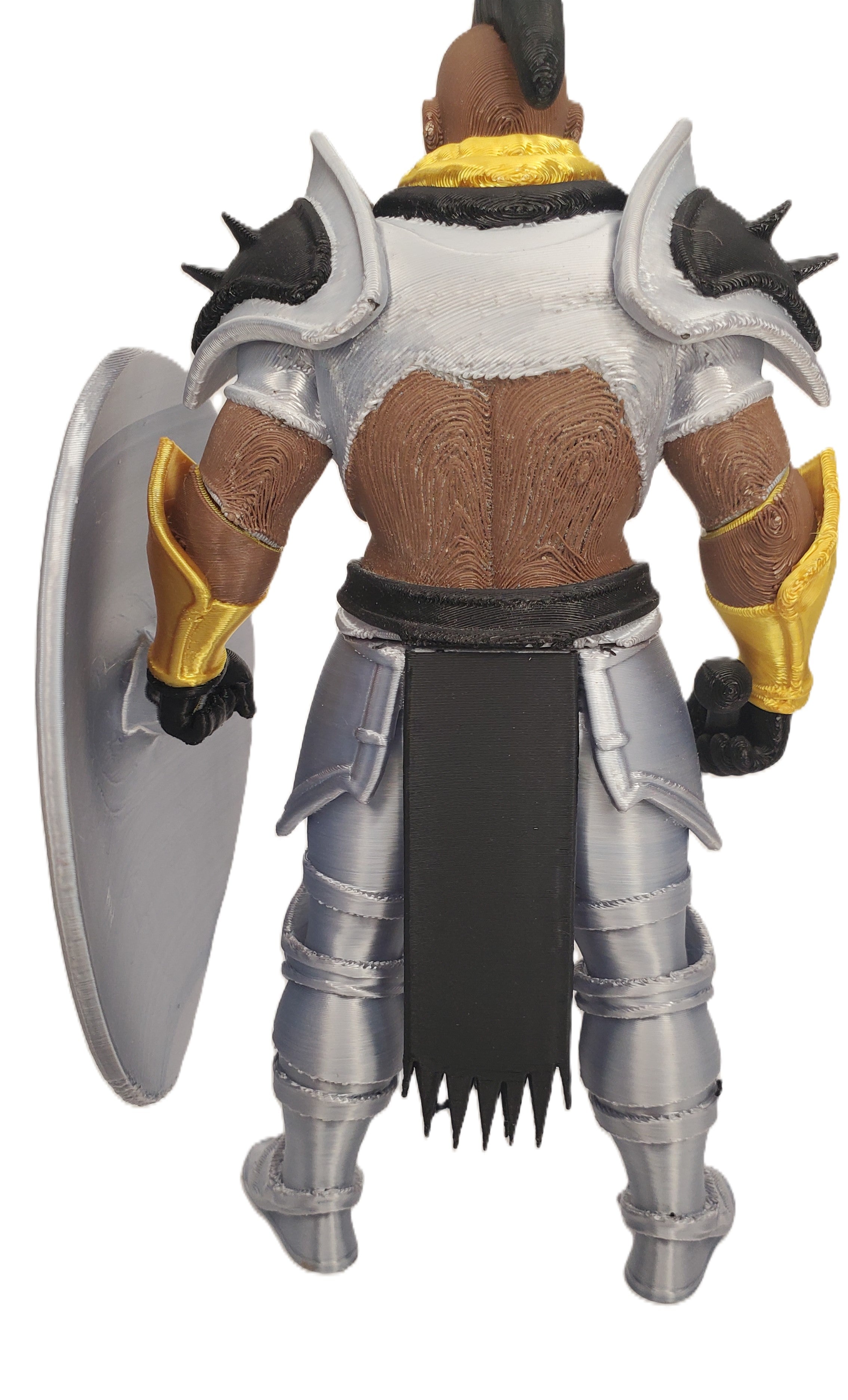 Brutus Knight 7in Fantasy Warrior 3D Printed Figure Page Unlimited Knights