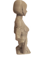 Cortana Halo 3D Printed Fan Art Bust Statue 7" PLA Unpainted Display Collectible