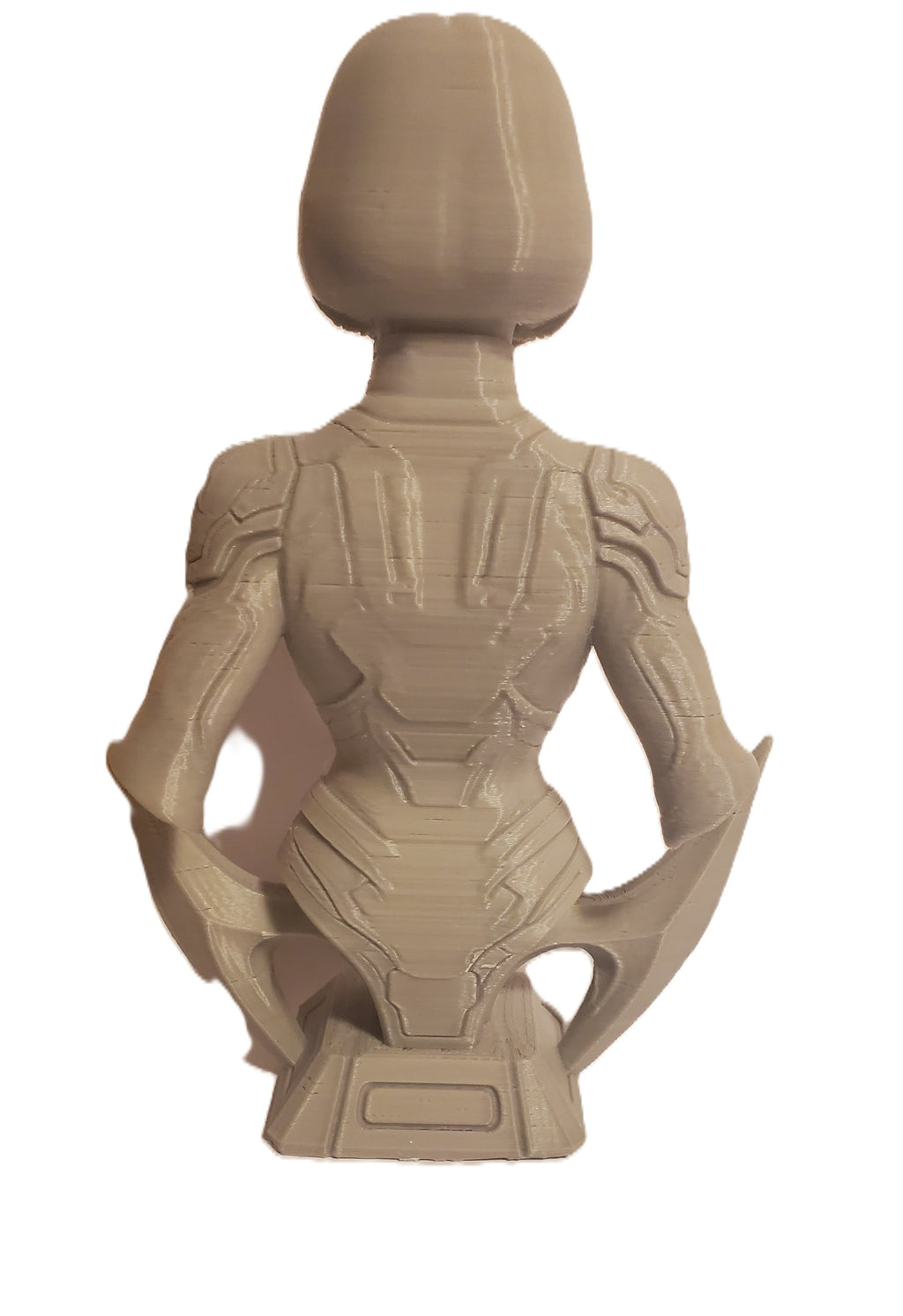 Cortana Halo 3D Printed Fan Art Bust Statue 7" PLA Unpainted Display Collectible