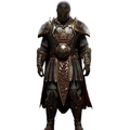 Darktanion Knight 3D Model High-Resolution Fantasy Medieval Armor Hero Figure