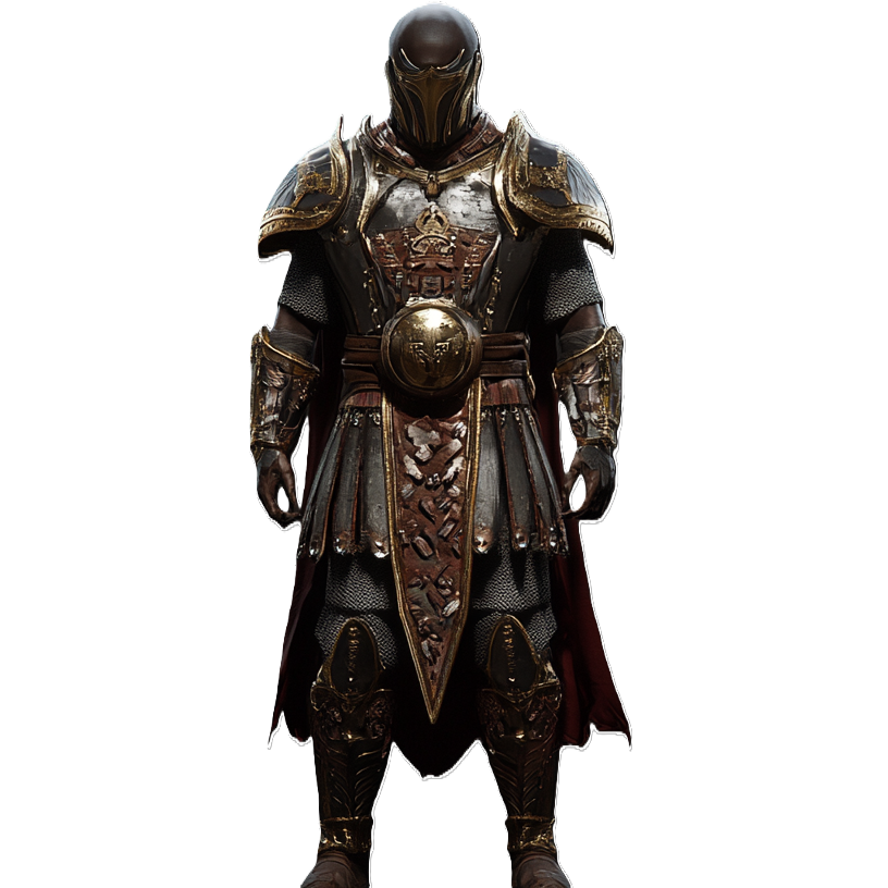Darktanion Knight 3D Model High-Resolution Fantasy Medieval Armor Hero Figure