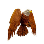 3D Printed Eagle Coat Hanger Wall Mount Spreading Wings 20.5in Decor Home