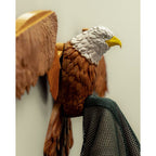 3D Printed Eagle Coat Hanger Wall Mount Spreading Wings 20.5in Decor Home