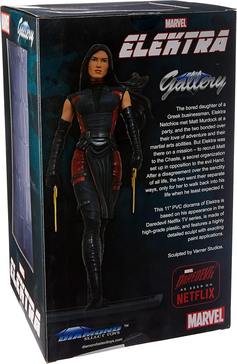 Marvel Gallery Elektra Netflix PVC Figure Statue by Diamond Select Toys 11-Inch Collectible