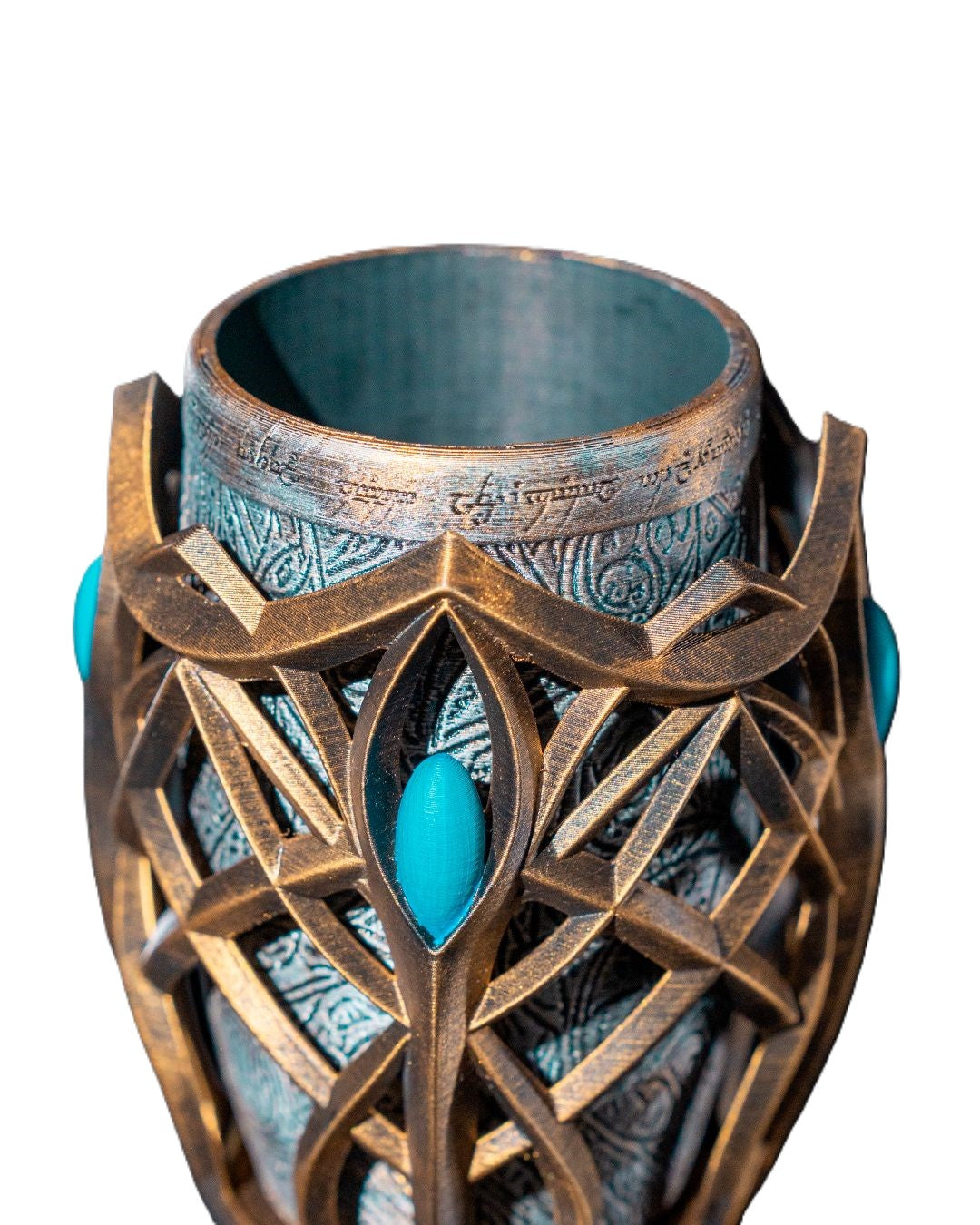 3D Printed Elven Goblet 9in Fantasy Chalice Medieval Renaissance Decor