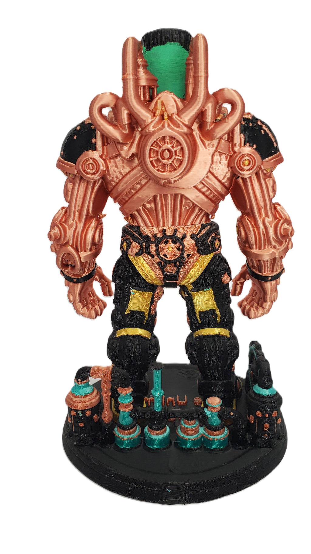 3D Printed Steampunk Monster Figure Gothic Horror Statue Toy