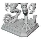 Steampunk Mothman 3D Printed Fan Art Sculpture – Highly Detailed Statute