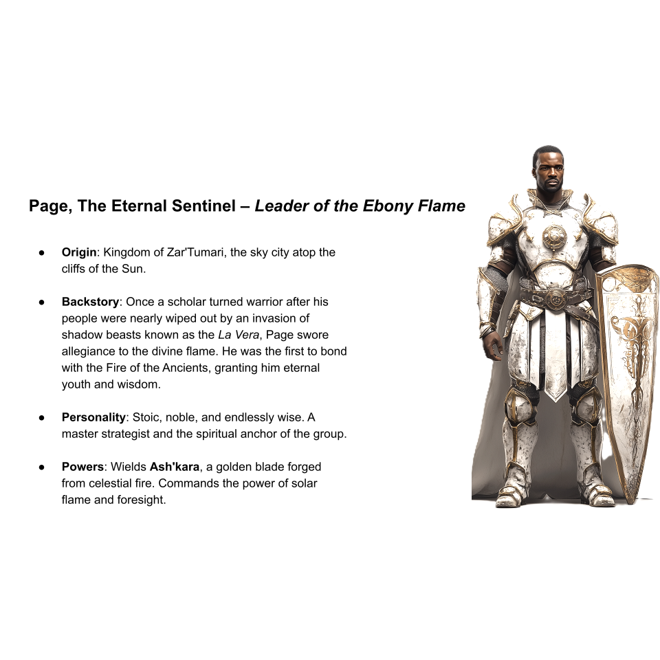 Page Knight 3D Model High-Resolution Fantasy Medieval Armor Hero Figure