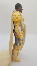 Page Unlimited Knights Page Knight Fantasy Armor Figure, 3D Printed PLA, 7 Inch, Cream and Gold