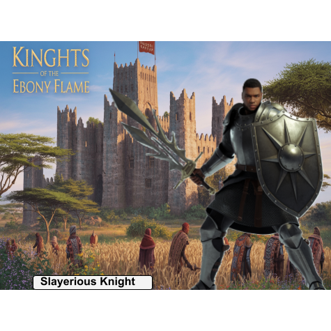 Slayerios Knight 3D Model High-Resolution Fantasy Medieval Armor Hero Figure