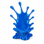 3D Printed Splash Phone Holder Stand Desk Dock Charging Compatible Blue