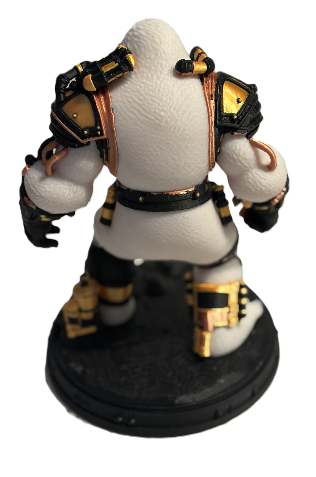 Steampunk Arctic Monster Figure Statue 3D Printed Multi Color Fantasy Decor 7”