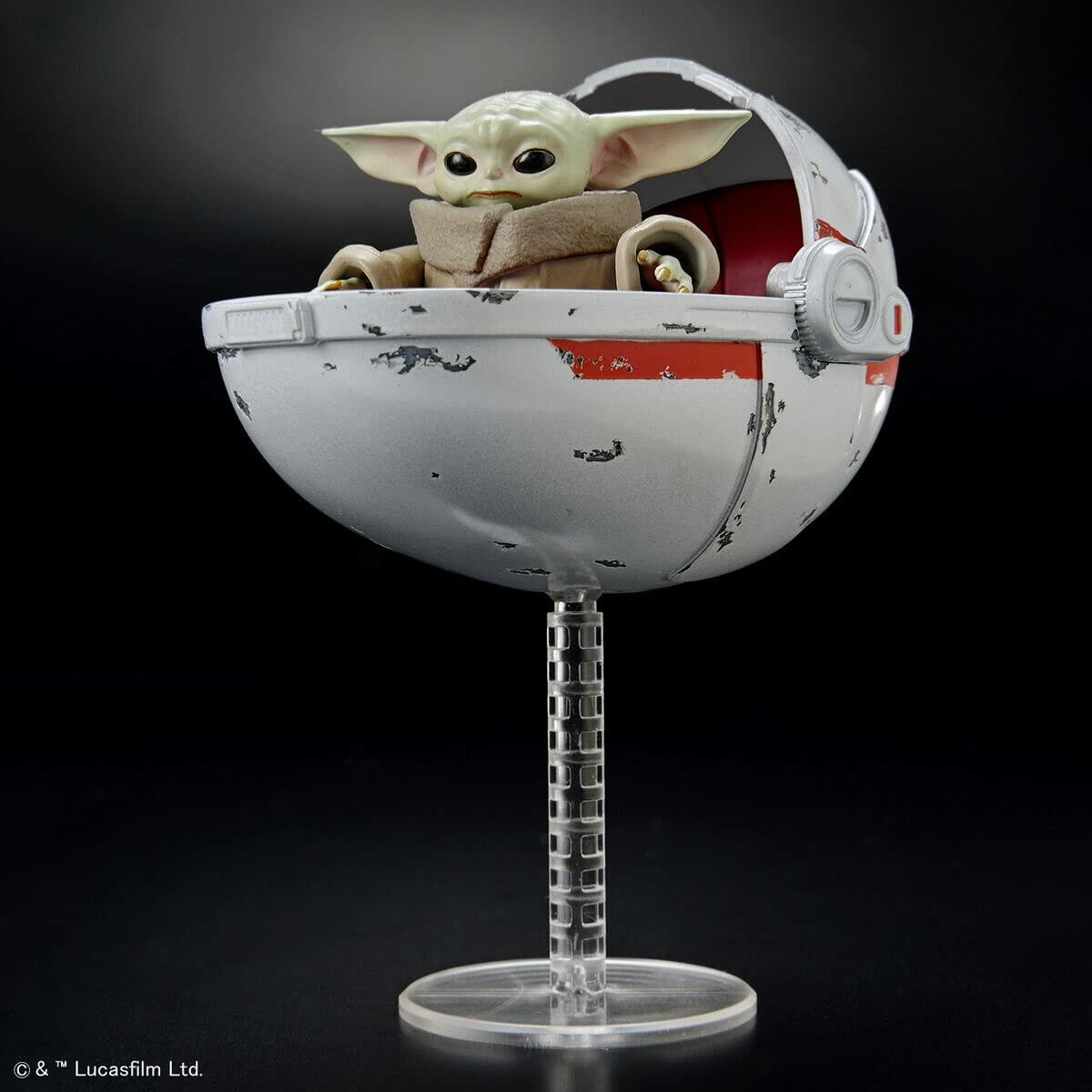 Bandai Hobby - The Mandalorian - Grogu, Bandai Spirits Star Wars Character 1/4 Model Kit